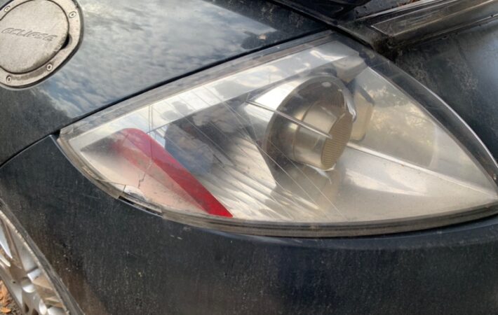 Mitsubishi Eclipse 2005-2008 in a junkyard in the USA Mitsubishi