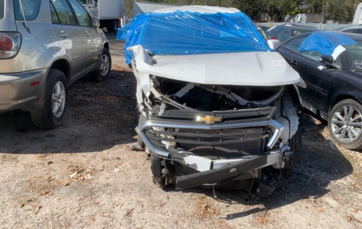 Chevrolet Equinox 2016-2021 in a junkyard in the USA Chevrolet