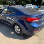 Hyundai Elantra 2014-2015 in a junkyard in the USA Hyundai