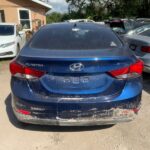 Hyundai Elantra 2014-2015 in a junkyard in the USA Hyundai