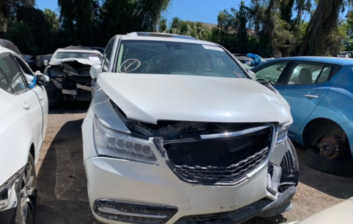 Acura MDX 2014-2016 in a junkyard in the USA Acura