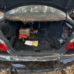 BMW 530i 2005-2007 in a junkyard in the USA BMW