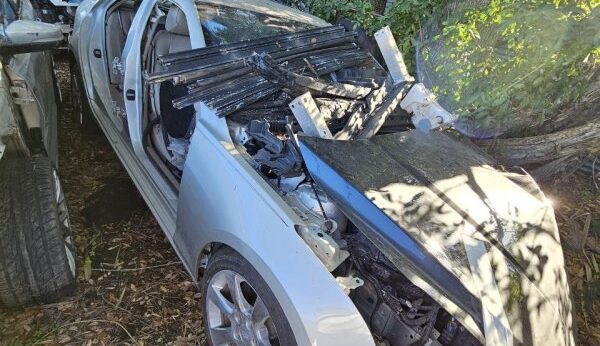 Cadillac ATS 2014-2023 in a junkyard in the USA