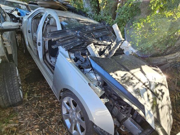 Cadillac ATS 2014-2023 in a junkyard in the USA Cadillac