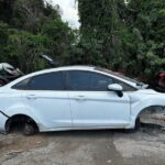 Ford Fiesta 2009-2013 in a junkyard in the USA Ford