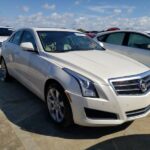 Cadillac ATS 2014-2023 in a junkyard in the USA Cadillac