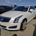 Cadillac ATS 2014-2023 in a junkyard in the USA Cadillac