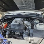 Cadillac ATS 2014-2023 in a junkyard in the USA Cadillac