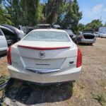 Cadillac ATS 2014-2023 in a junkyard in the USA Cadillac