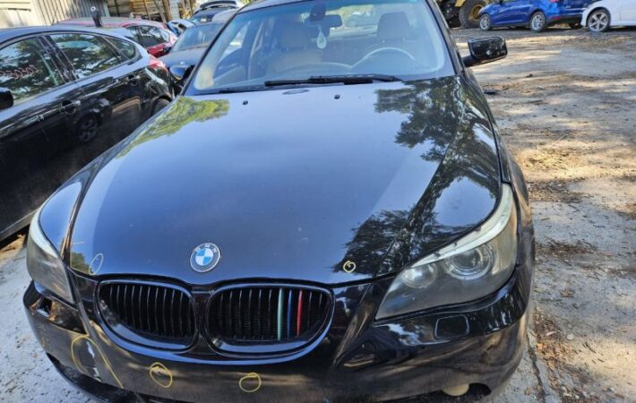 BMW 530i 2005-2007 in a junkyard in the USA BMW