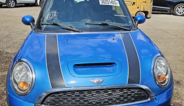 MINI Cooper S Convertible 2009-2015 in a junkyard in the USA