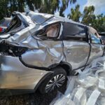 Mitsubishi Outlander 2015-2019 in a junkyard in the USA Mitsubishi