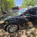 Ford Fusion 2012-2016 in a junkyard in the USA Ford