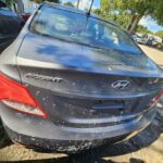 Hyundai Accent 2011-2017 in a junkyard in the USA Hyundai