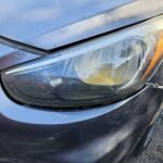 Hyundai Accent 2011-2017 in a junkyard in the USA Hyundai