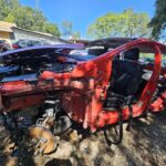 Ford Focus 2014-2019 in a junkyard in the USA