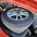 Ford Focus 2014-2019 in a junkyard in the USA Ford