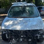 Ford Transit Connect 2014-2023 in a junkyard in the USA Ford