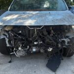 Ford Transit Connect 2014-2023 in a junkyard in the USA Ford