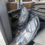 Ford Transit Connect 2014-2023 in a junkyard in the USA Ford