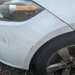 Dodge Dart 2013-2016 in a junkyard in the USA Dodge