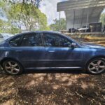 Subaru Legacy in a junkyard in the USA Legacy