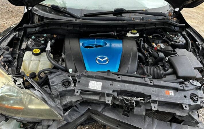 Mazda Mazda3 2011-2013 in a junkyard in the USA Mazda