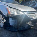 Nissan Sentra 2012-2015 in a junkyard in the USA