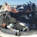 Mazda cx-9 2015-2022 in a junkyard in the USA