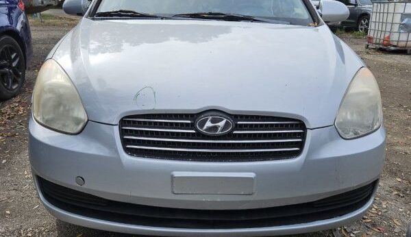 Hyundai Accent 2006-2010 in a junkyard in the USA