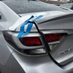 Hyundai Sonata Hybrid 2015-2017 in a junkyard in the USA