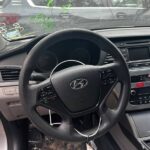 Hyundai Sonata Hybrid 2015-2017 in a junkyard in the USA