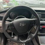 Hyundai Sonata Hybrid 2015-2017 in a junkyard in the USA