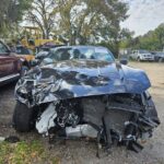 Ford Mustang 2017-2023 in a junkyard in the USA