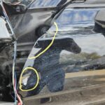 Ford Mustang 2017-2023 in a junkyard in the USA Mustang 2017-2023