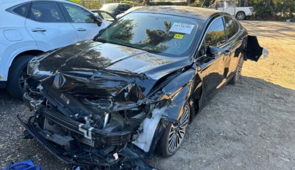 Ford Fusion 2017-2019 in a junkyard in the USA