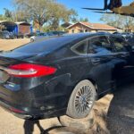 Ford Fusion 2017-2019 in a junkyard in the USA