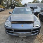 Porsche Cayenne in a junkyard in the USA