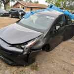 Toyota Prius 2015-2018 in a junkyard in the USA Toyota