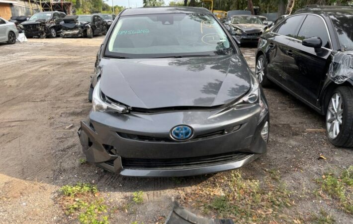 Toyota Prius 2015-2018 in a junkyard in the USA Toyota