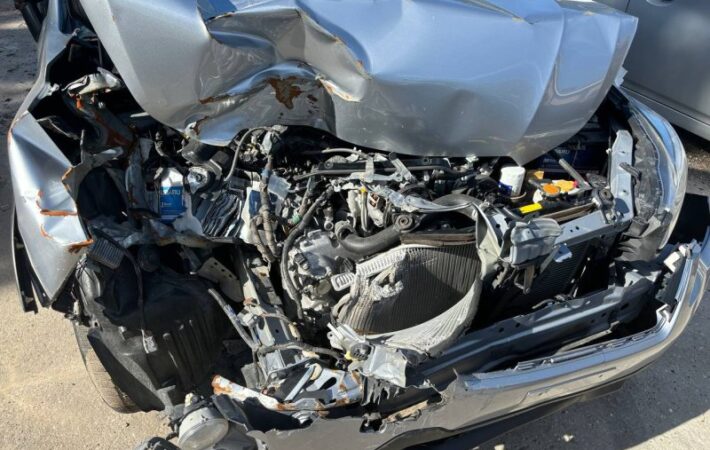 Subaru CROSSTREK Hybrid 2013-2016 in a junkyard in the USA Subaru