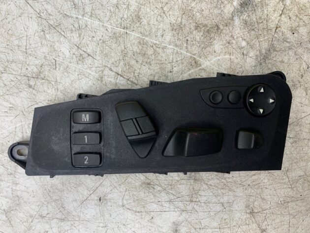 Used Front Right Passenger Side Seat Control Switch Button for BMW 530i 2005-2007 61-31-9-287-084, 61-31-6-926-978
