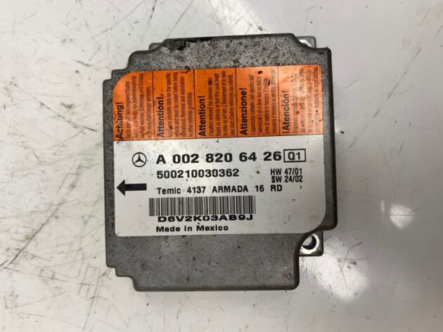 Used SRS AIRBAG CONTROL MODULE for Mercedes-Benz E-Class 500 2003-2006 A0028206426
