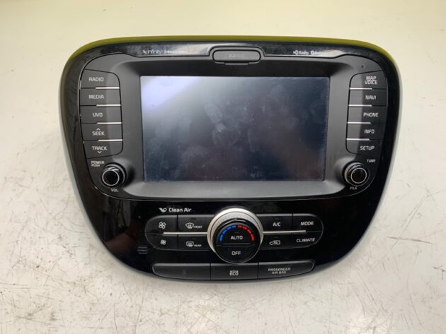 Used NAVIGATION RADIO RECEIVER TOUCH SCREEN W/ CLIMATE CONTROL BEZEL for Kia Soul 2014-2016 96560B2080CA, 97250-B2GQ0CA