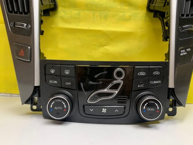 Used Front AC Climate Control Switch Panel for Hyundai Sonata Hybrid 2012-2014 97250-4RDB3-BLH, 84741-4R200-YE3, 97420-3S001, 97410-3S001, 93790-3S000-4X, 97250-4RDB3