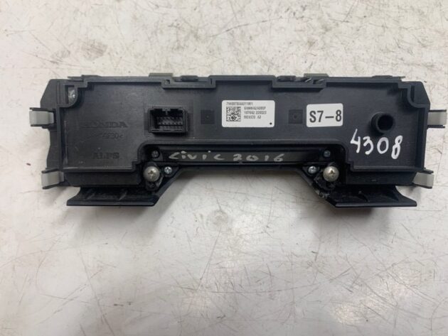 Used Front AC Climate Control Switch Panel for Honda Civic 2016-2019 79600T8AA31, 79600t8aa311m1