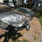 Hyundai Elantra 2016-2019 in a junkyard in the USA