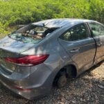 Hyundai Elantra 2016-2019 in a junkyard in the USA