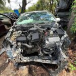 Toyota Prius 2010-2011 in a junkyard in the USA