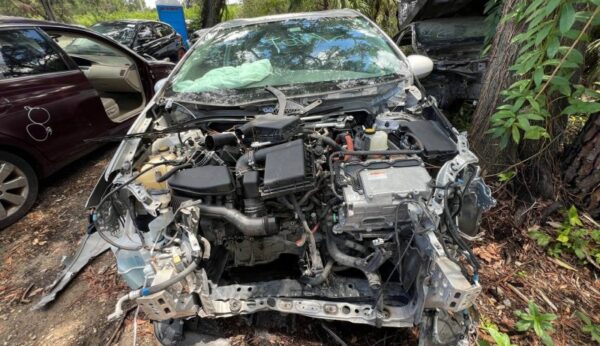 Toyota Prius 2010-2011 in a junkyard in the USA